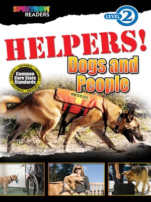 cover image of HELPERS! Dogs and People